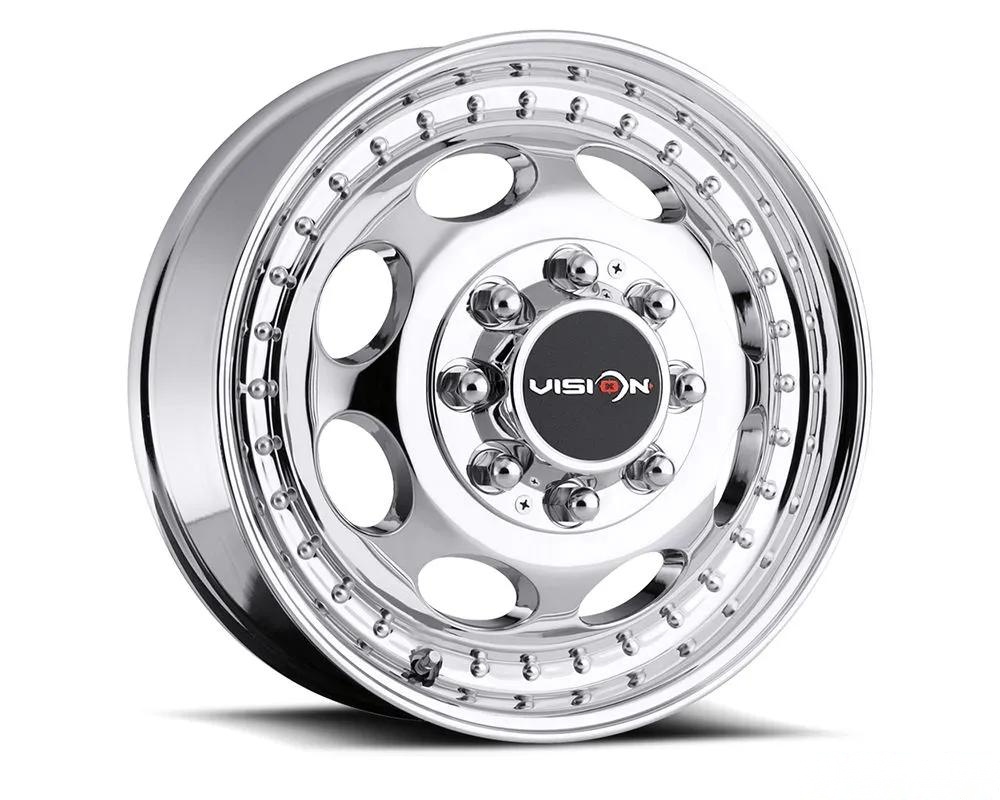 Vision 181 Hauler Dually Wheel 17x6.50 8x6.5 121mm Chrome