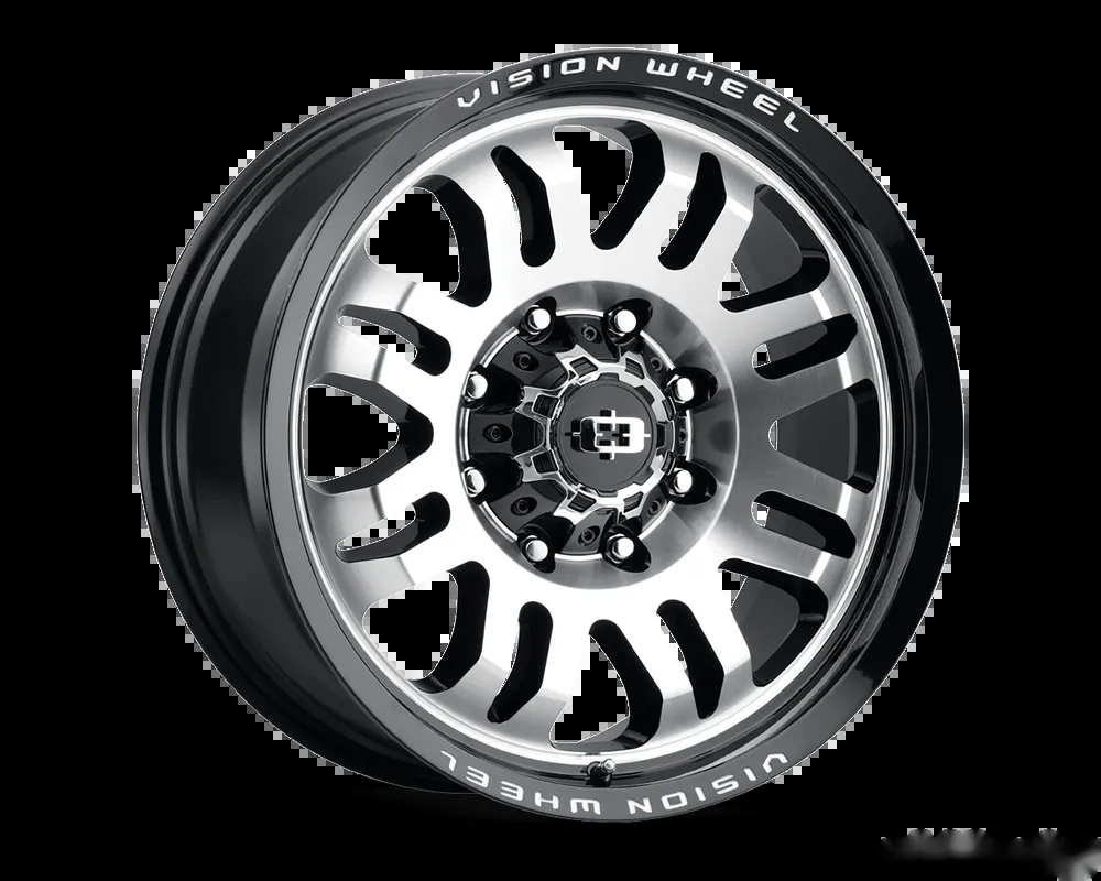 Vision 409 Inferno Wheel 17x9 6x120 12mm Gloss Black Machined Face