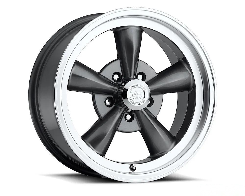 Vision 141 Legend 5 Wheel 15x8 5x4.75 0mm Gunmetal Machined Lip