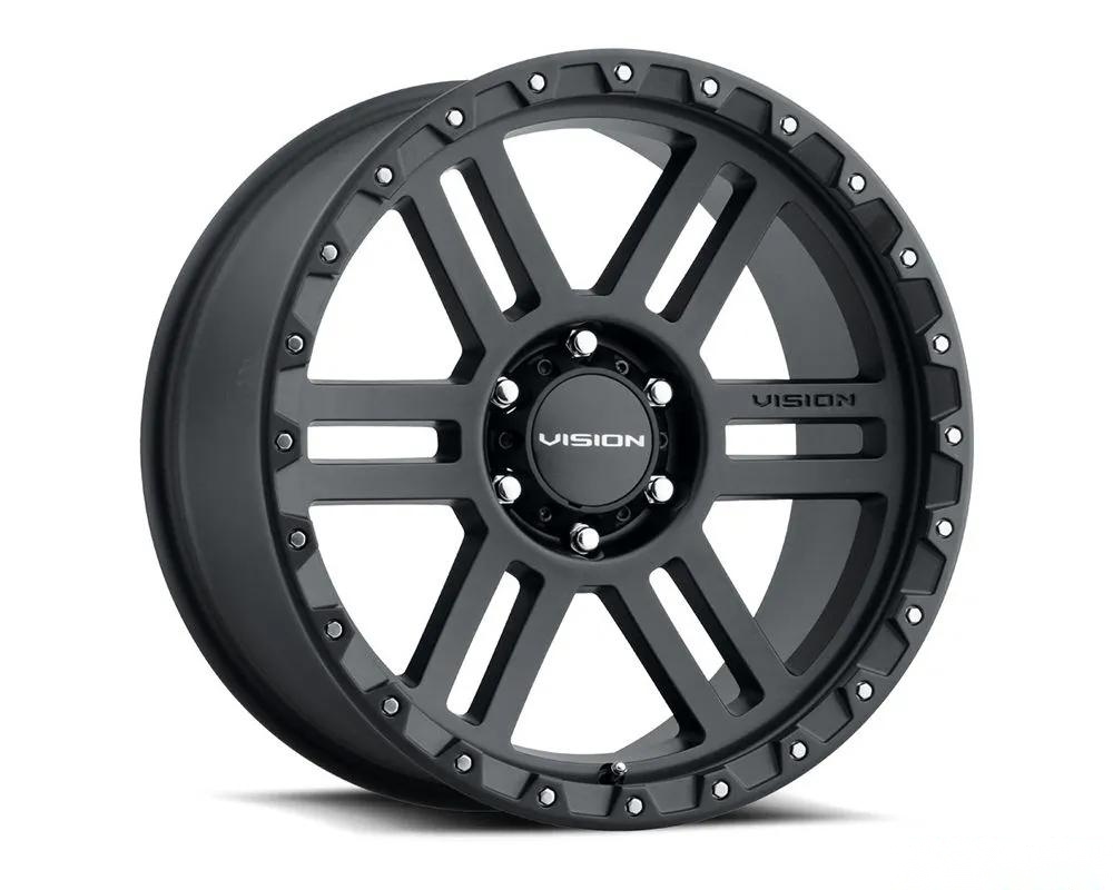 Vision 354 Manx 2 Wheel 17x9 5x5.5 12mm Satin Black