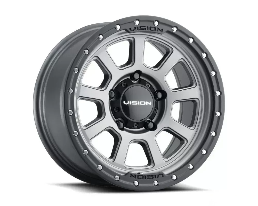 Vision 350 Ojos Wheel 17x9 5x5.5 12mm Satin Grey