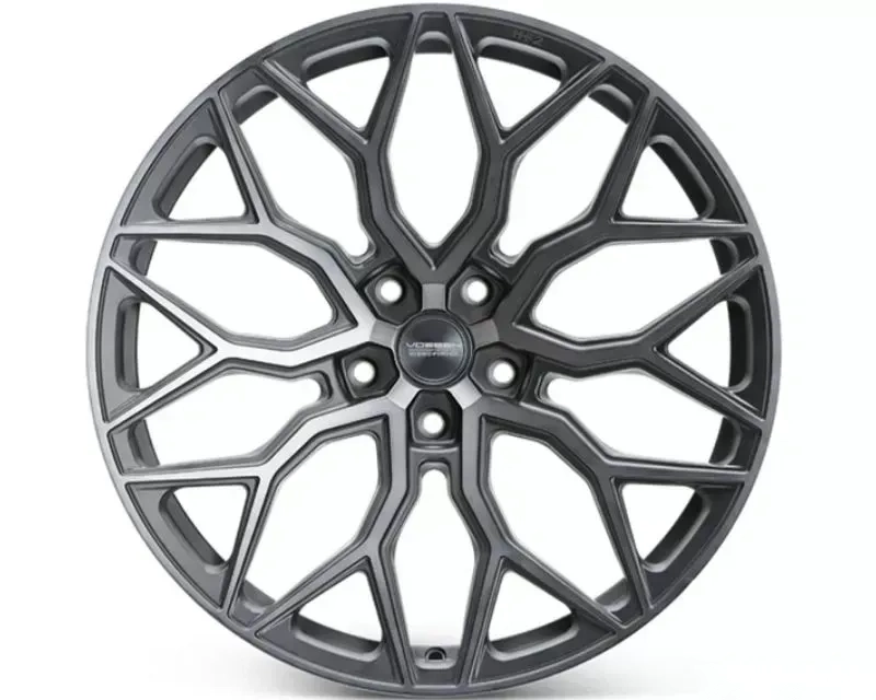 Vossen HF-2 Wheel 20X10.5 5X112 30mm Super Deep Tinted Matte Gunmetal