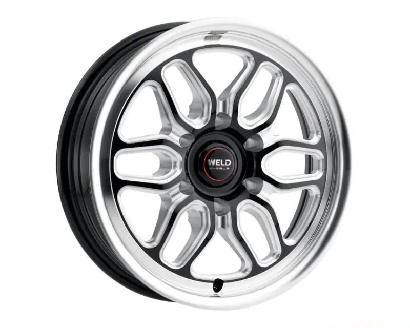Weld Racing Laguna 6 Drag S153 Wheel 17x10 6x135 ET42 BS 7.25 Gloss Black Milled 87.1