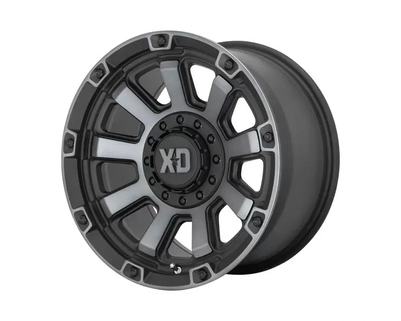 XD Series Gauntlet Wheel 20x9 BLANK 0mm Satin Black w/Gray Tint
