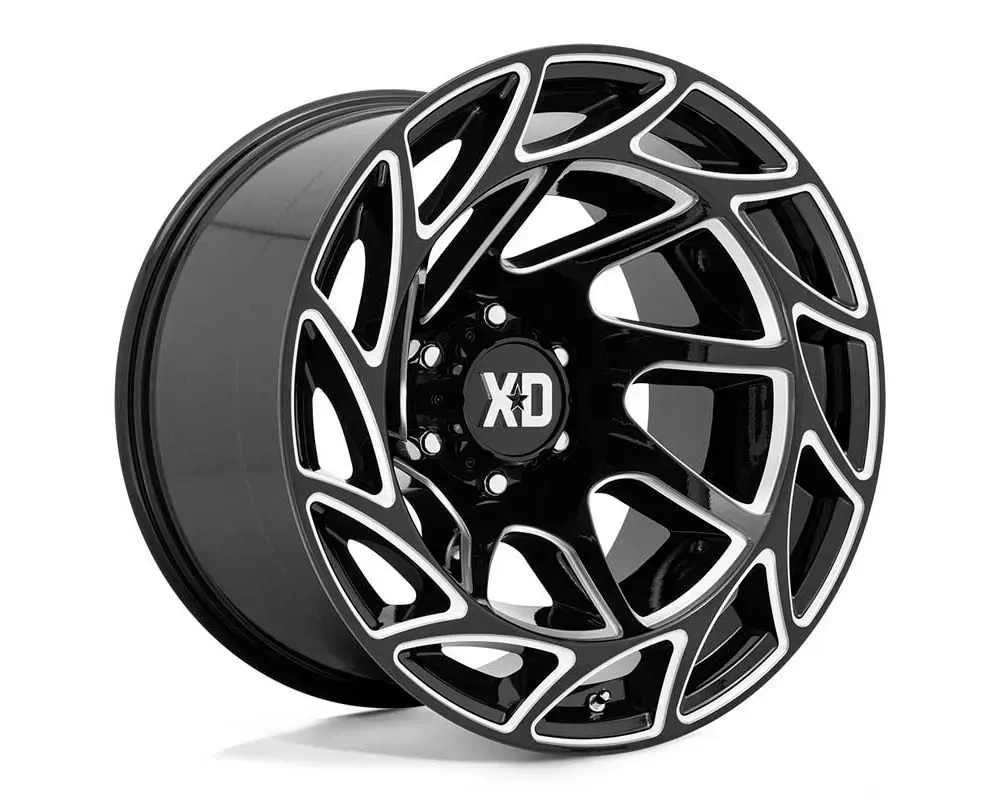 XD XD860 Onslaught Wheel 20x12 8x170 -44mm Gloss Black Milled