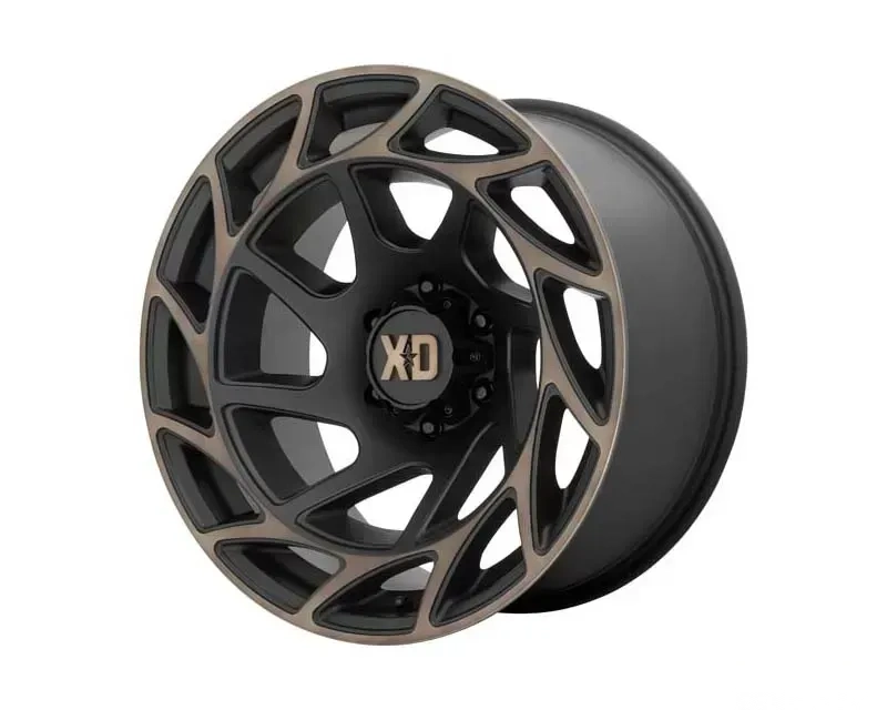 XD XD860 Onslaught Wheel 20x9 6x135 0mm Satin Black With Bronze Tint