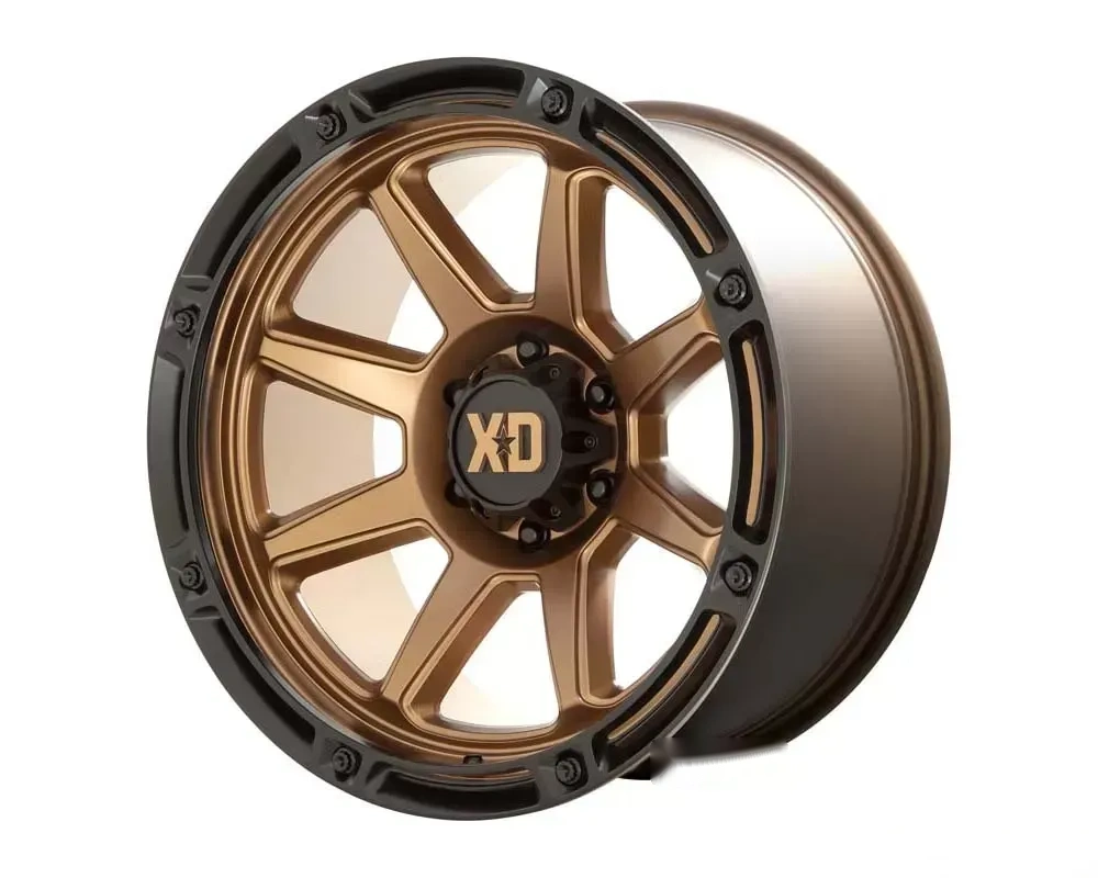 XD XD863 Wheel 20x12 5X127 -44mm Matte Bronze With Black Lip