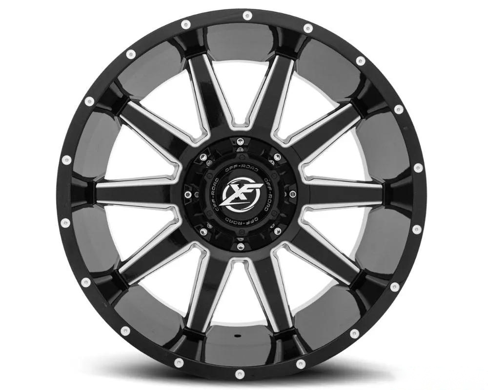 XF Off-Road XF-219 Wheel 18x9 5x127|5x139.7 0mm Gloss Black Milled