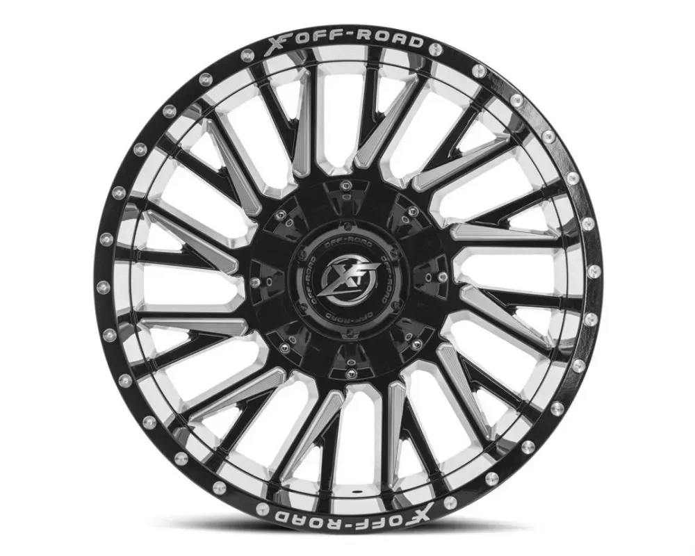 XF Off-Road XF-226 Wheel 20x9 5x150 | 5x139.7 | 5x5.5 12mm Gloss Black Milled