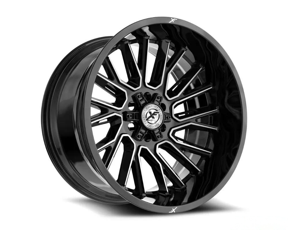 XF Off-Road XF-230 Wheel 20x10 6x135|6x139.7 -24mm Gloss Black Machined