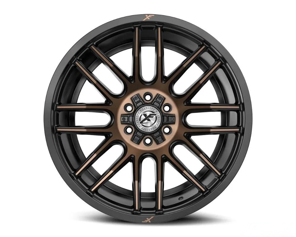 XF Off-Road XF-232 Wheel 18x9 5x127|5x139.7 12mm Satin Black w/ Bronze