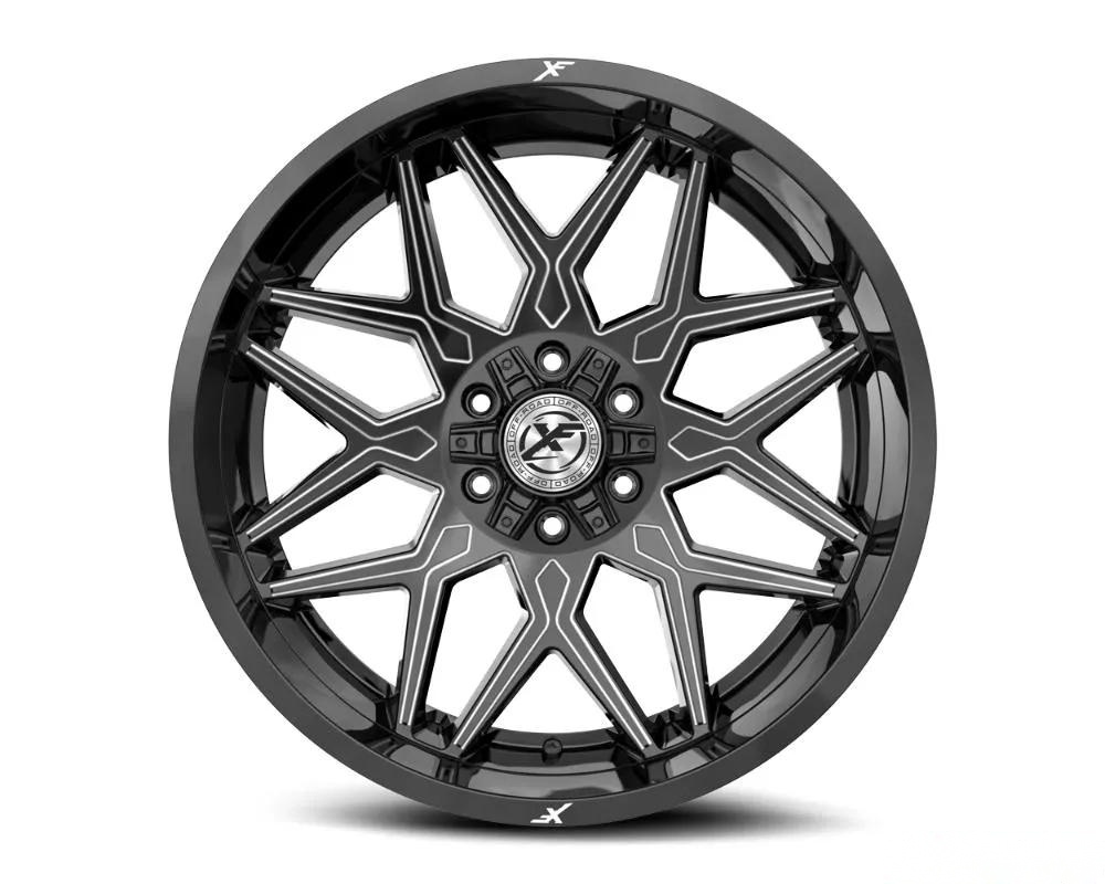 XF Off-Road XF-238 Wheel 20x10 5x127|5x139.7 -24mm Gloss Black Milled