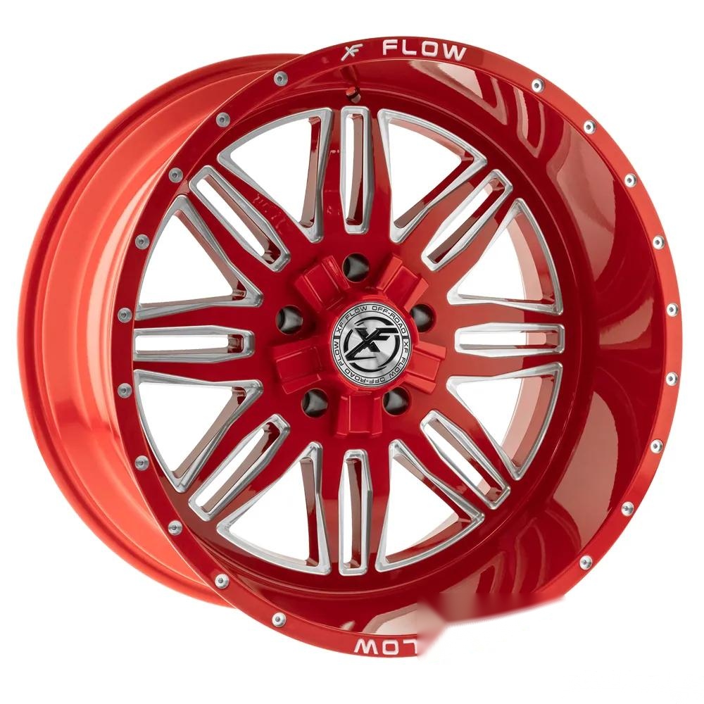 XFX Flow XFX-303 22X12 5x150 | 5x139.7 | 5x5.5 -44mm Red & Milled
