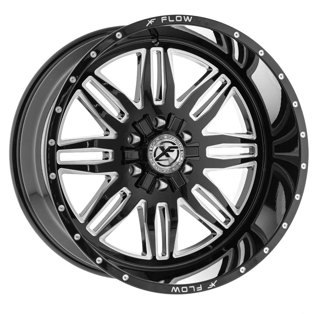 XFX Flow XFX-303 24X14 5X127 5X139.7 -76 Cb 78.1 Gloss Black & Milled