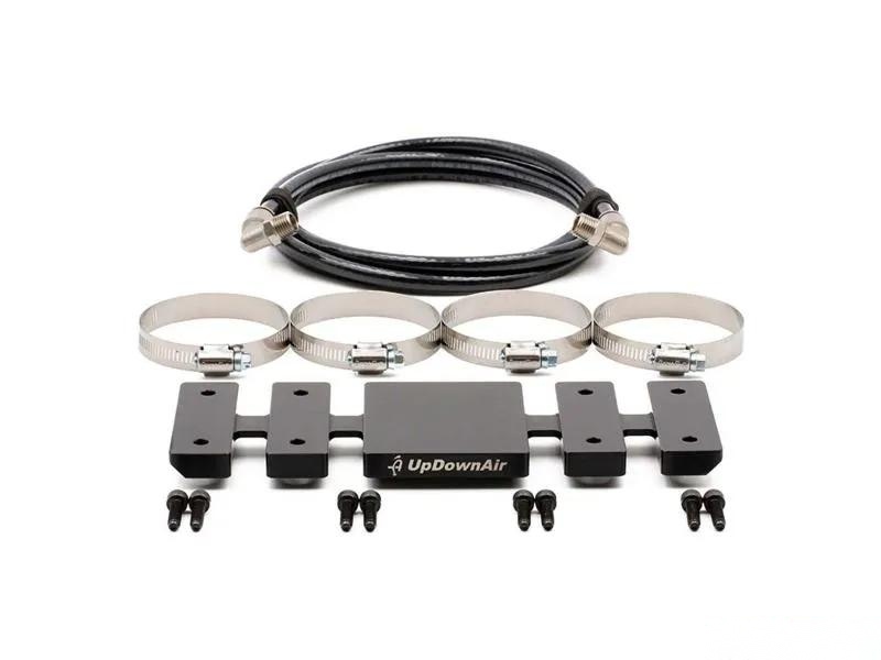 Overland Vehicle System Black Twin Compressor Mount & Connection Kit UTV for ARB & EGOI II Dual Air Twin Compressor
