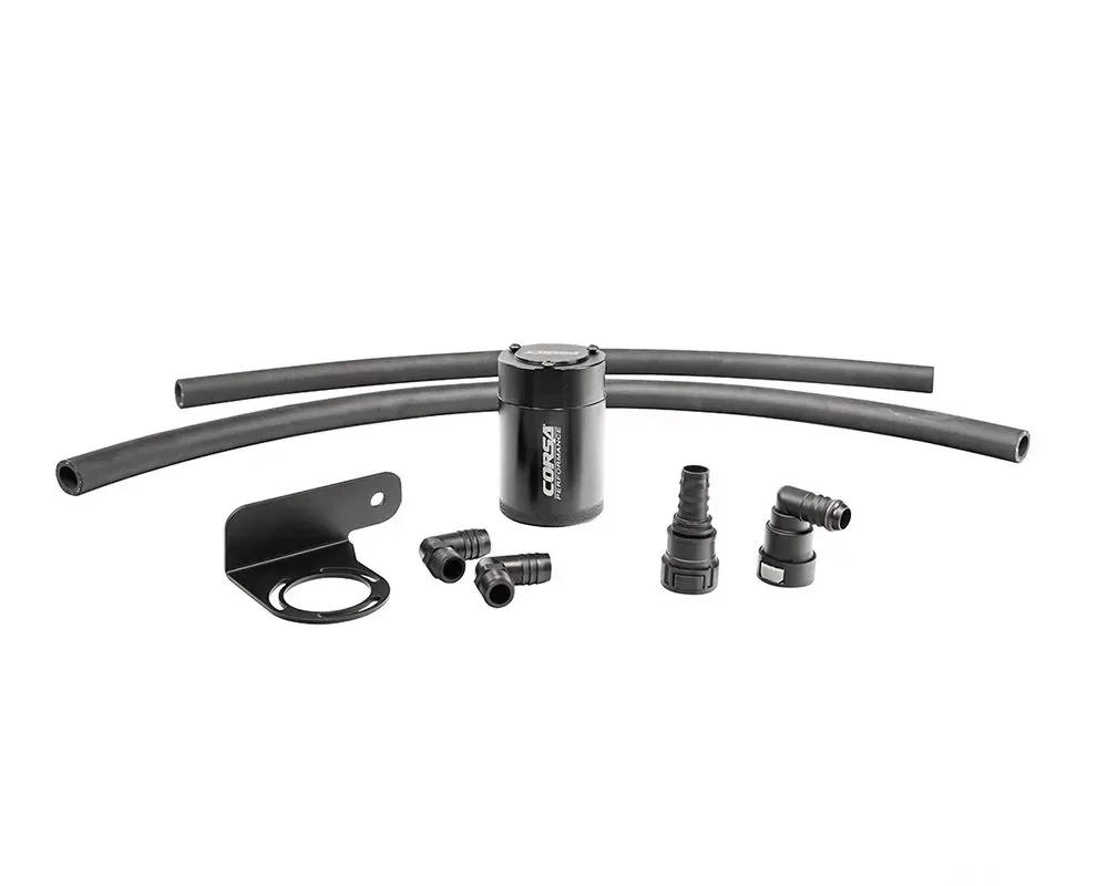Corsa Aluminum Oil Catch Can With Mounting Bracket Ford F-150 5.0L V8 (Auto) 2015-2022