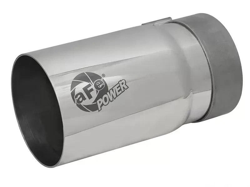 aFe Power MACH Force-Xp 3-1/2" 304 Stainless Steel Exhaust Tip 3-1/2" In x 4" Out x 7" L Bolt-On