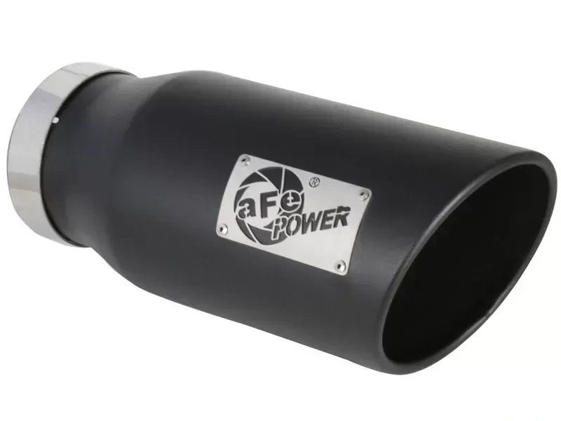 aFe Power MACH Force-Xp 5" 409 Stainless Steel Exhaust Tip 5" In x 7" Out x 15" L in Bolt-On
