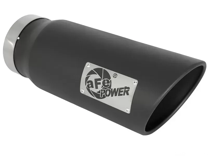 aFe Power MACH Force-Xp 6" 409 Stainless Steel Exhaust Tip 5" In x 6" Out x 15" L Bolt-On
