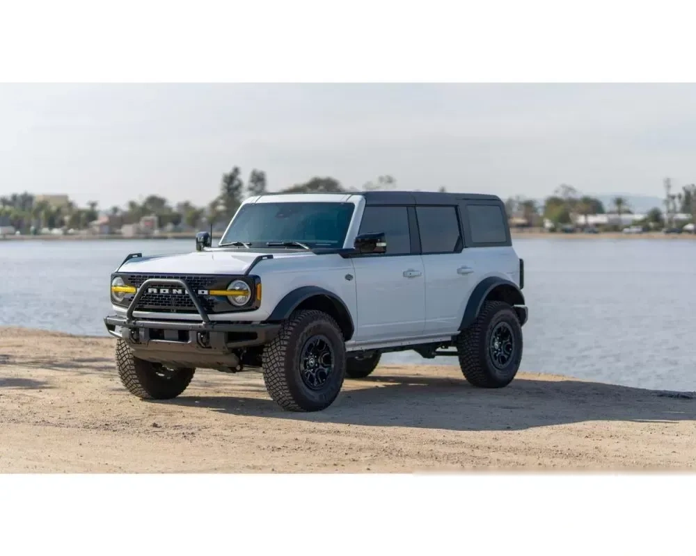 GT Styling 4 Piece Front Daytime Running Light Cover Kit Transparent Yellow Ford Bronco 2021-2022
