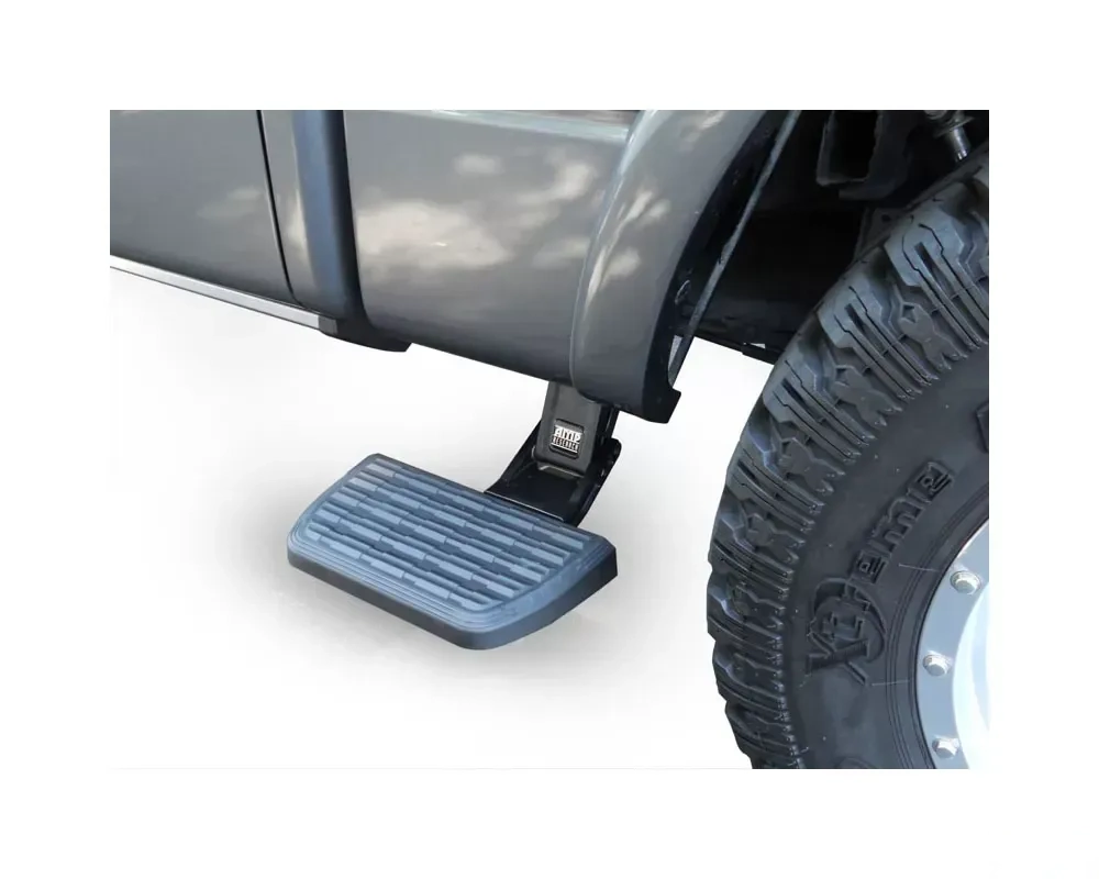 AMP Research Bedstep 2 Flip Down Side Bumper Step for 2009-2014 Ford F-150, Black