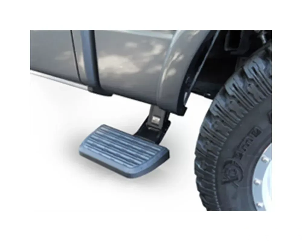 AMP Research Bedstep 2 Flip Down Side Bumper Step for 09-21 Ram 1500/2500/3500, Black