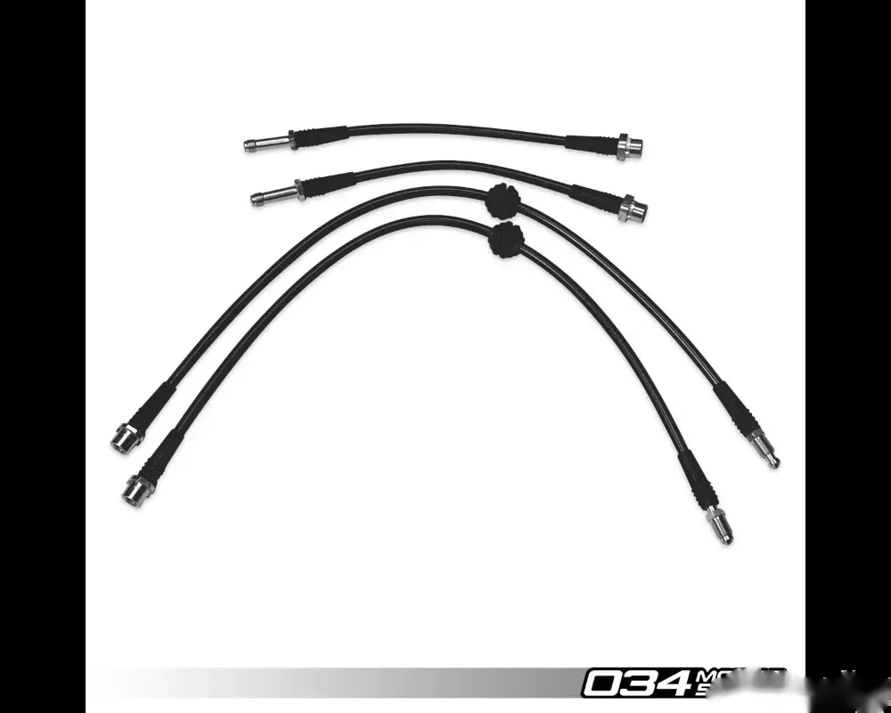 034 Motorsports Stainless Steel Braided Brake Line Kit for BMW M3/M4 G80/G82/G83 2021+