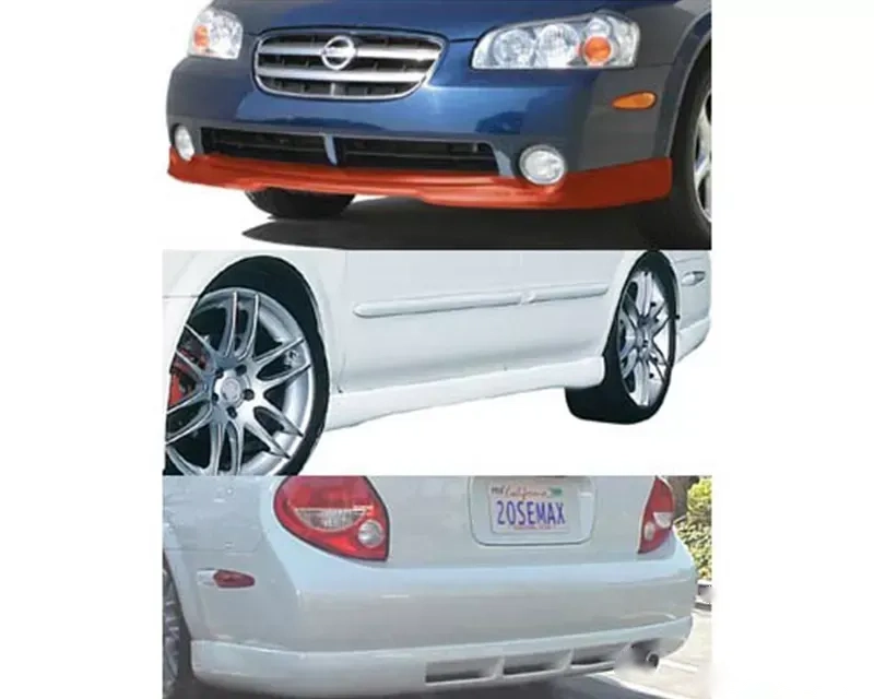 Stillen 4-Piece Body Kit with Classic Style Front Lip Spoiler Nissan Maxima 2002-2003