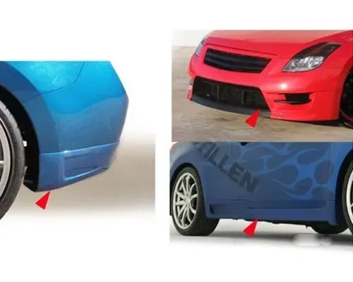 Stillen 5-Piece Body Kit with Fascia Skirts & Rear Corners Nissan Altima Coupe 2008-2009