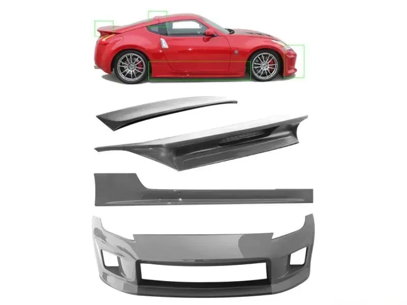Stillen 6-Piece Polyurethane Body Kit with Roof and Rear Wings Nissan 370Z Z34 2009-2020
