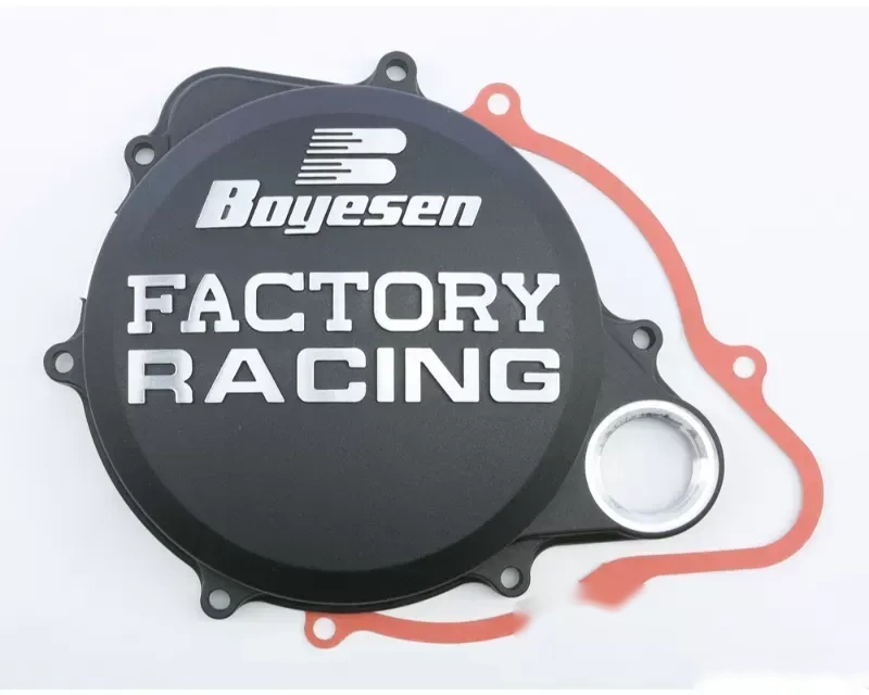 Boyesen Factory Racing Clutch Cover Black Honda CRF250R 2010-2017