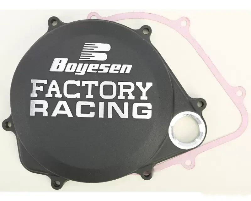 Boyesen Factory Racing Clutch Cover Black Honda CRF450RX | CRF450R 2017-2020