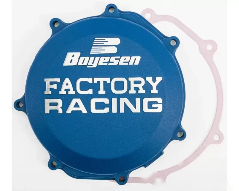 Boyesen Factory Racing Clutch Cover Blue Yamaha YZ450FX | YZ450F | WR450F 2010-2020