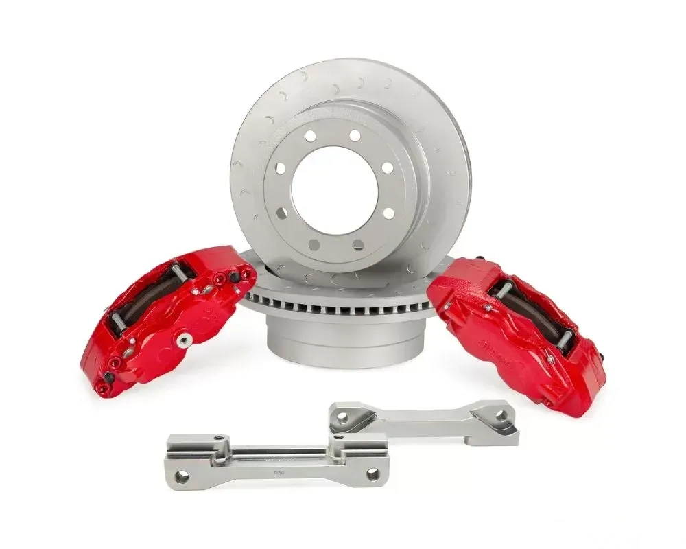 Alcon 363x38mm Rotors 4 Piston Rear Brake Kit Ford F250 / F350 2017+