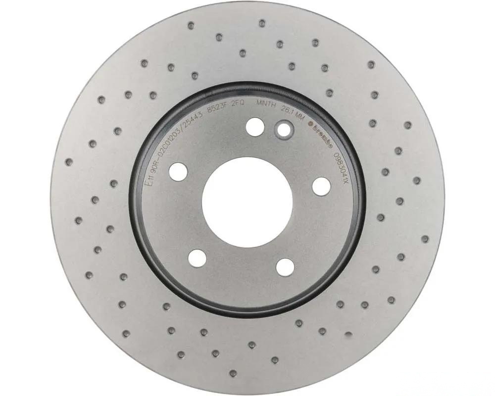 Brembo Premium UV Coated Front Xtra Cross Drilled Brake Rotor 300mm for Chrysler, Mercedes-Benz