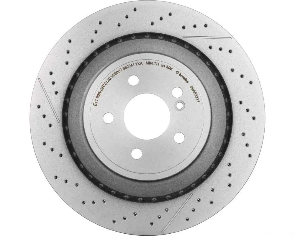 Brembo Premium UV Coated Rear Brake Rotor 360MM for Mercedes-Benz C63 AMG, E63 AMG, CLS63 AMG