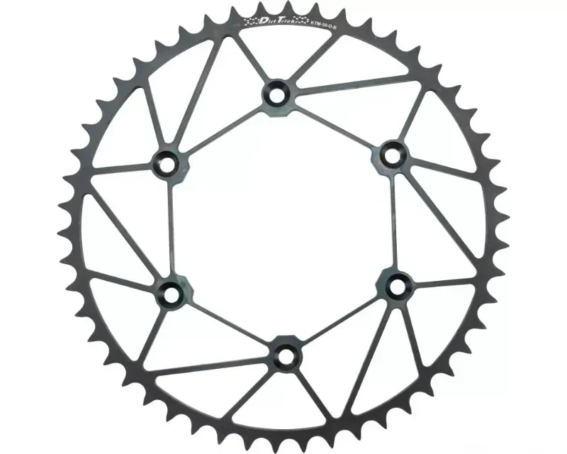 Dirt Tricks Black 50 Tooth Rear Steel Sprocket For Husqvarna|KTM 1992-2017