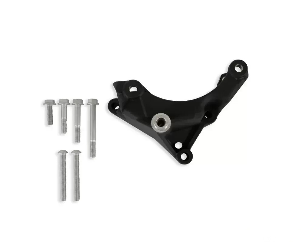 Holley Black Alternator Bracket w/ Hardware Ford 7.3L Godzilla Engine